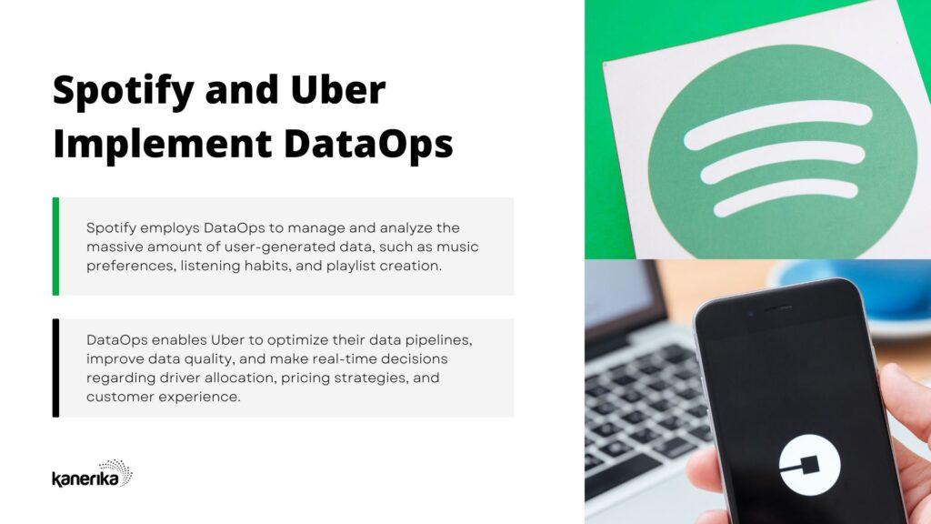 Here are a few instances of organizations implementing DataOps: