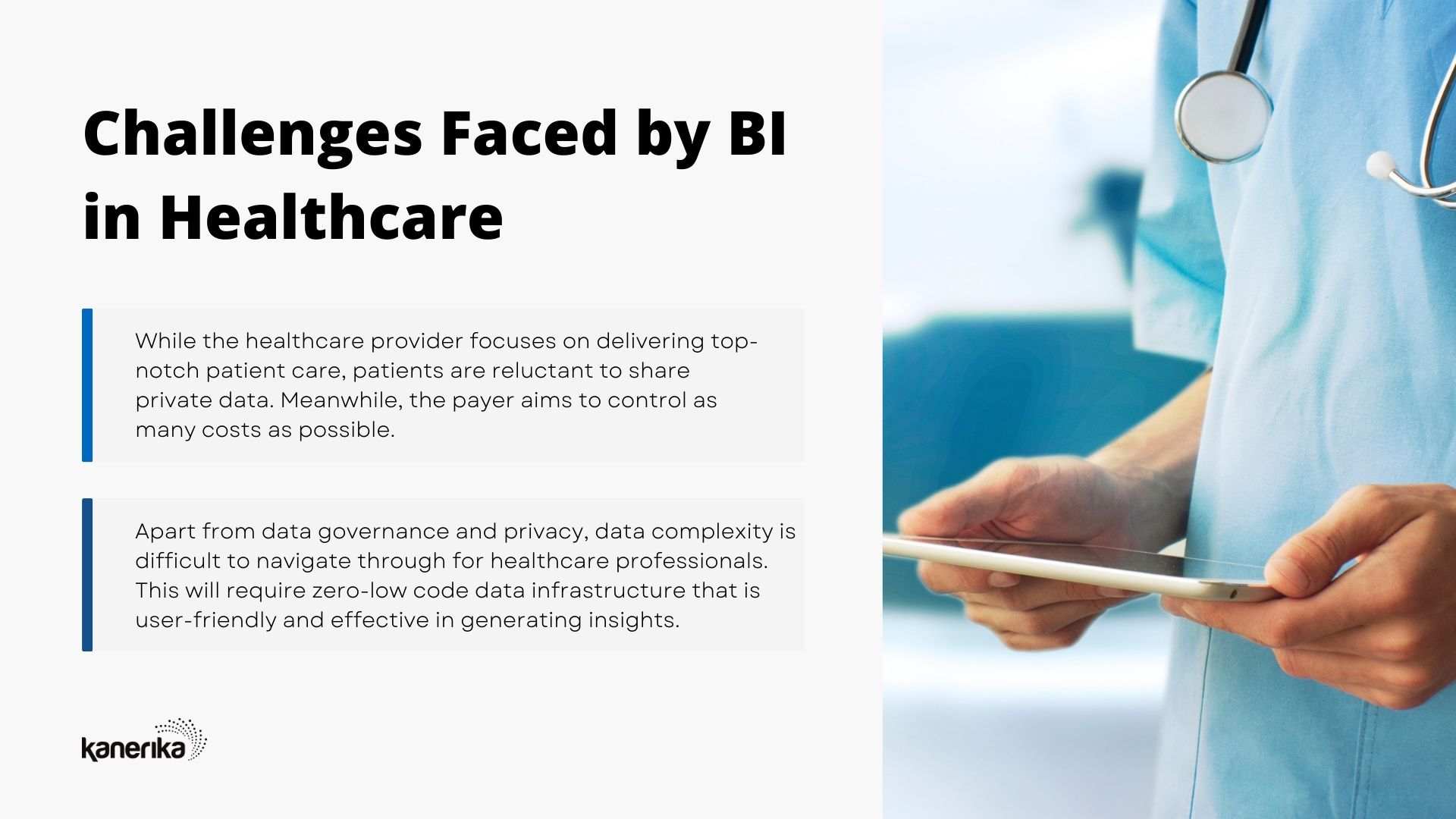 Challenges of Business Intelligence in Healthcare