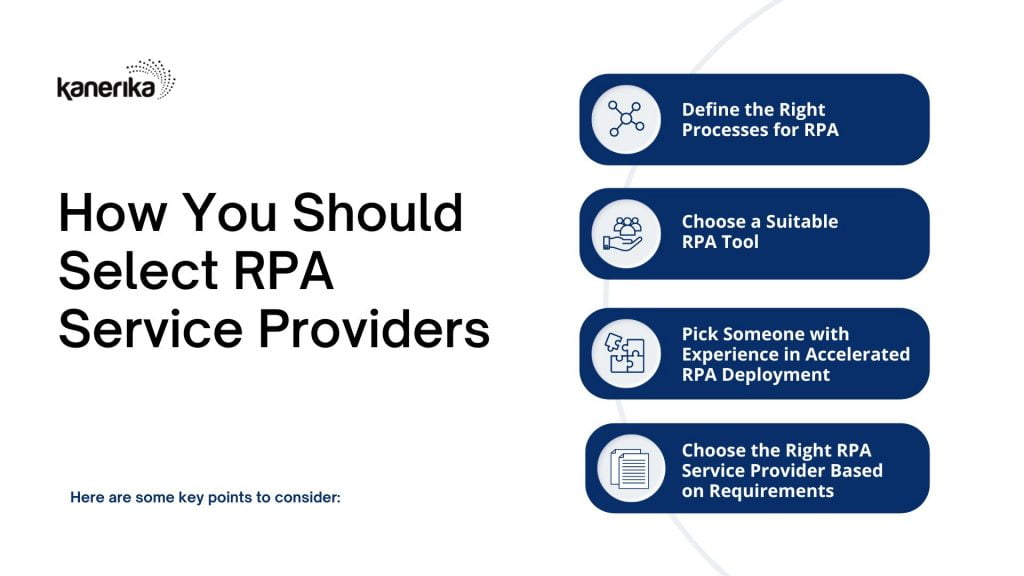 Selecting the Right RPA Service Providers: A Strategic Approach