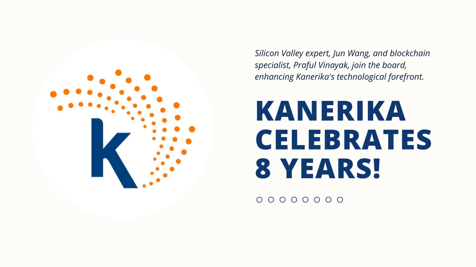 Kanerika.com celebrates its 8th anniversary, underscoring its commitment to talent and innovation.