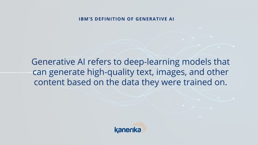 What is Generative AI?