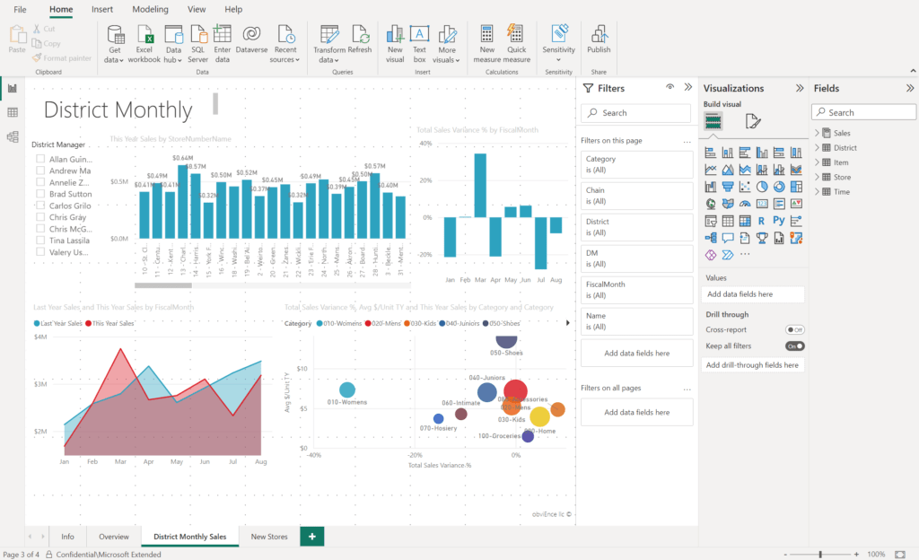 Power BI Paginated Report